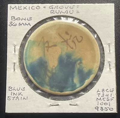 Mexico (Yucatan) Bone Token With Chinese Characters • $9.95