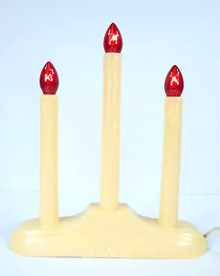 Vtg 1989 Noma Candolier Candelabra Window Candle Lights Christmas Holiday Decor • $7.89