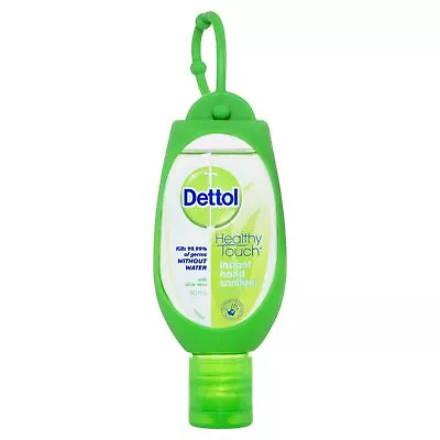 Dettol Hand Sanitiser Refresh Clip 50ml Healthy Touch Liquid Antibacterial Insta • $11.60