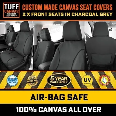 Tuff HD TRADE FRONT Canvas Seat Covers RANGER NEXT GEN XLT 2022-2024 CHAR • $158.86