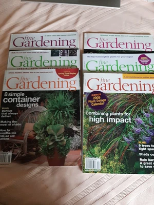 $9.99 • Buy Taunton Fine Gardening Magazine 2008 Lot Of 6 No 119-124 Landscape Design Flower