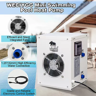 12000BTU Mini Pool Heat Pump For Above-Ground Pools 3.5kW Swimming Pool Heater • $399