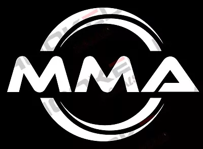 MMA Letter Logo Vinyl Transfer Decal • $6.50