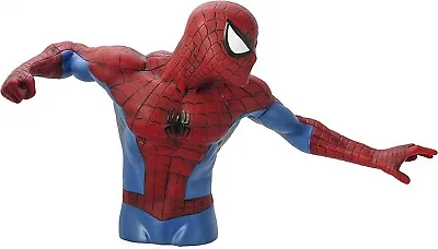 Marvel Spiderman Coin Bank PVC Plastic Bust Style Piggy Bank • $24.95