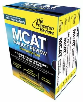 Princeton Review MCAT Subject Review Complete Box Set By Princeton Review • $130.99