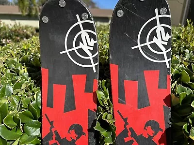 179 Cm K2 Public Enemy Twin Tip Park All Mountain Skis W/ MARKER Titanium 12.0 • $245