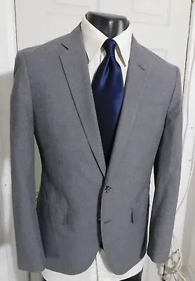 J Crew Ludlow 100% Cotton Size 38 Short Gray 2 Button Sportcoat • $49.99