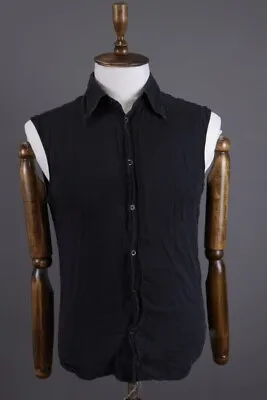 Versus Versace Gray Sleeveless Button Down Shirt Size 48 • $62.50