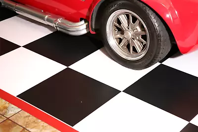 G-Floor® 5' X 9'6  Imaged Parking Pad With Red Or Dark Red Border - USA Made • $199