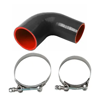 2.25  To 2.5  Inch Silicone Coupler Turbo Hose Reducer 57-63mm +2x T-Bolt Clamps • $11.50