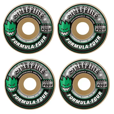 Spitfire Skateboard Wheels F4 101A Conical 52mm Formula Four • $35.95