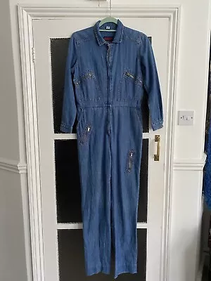 True Vintage BULLITT 70s/80s Denim Jumpsuit • £49.99