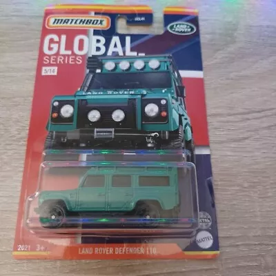 Matchbox 1/64 Diecast Global Series Green Land Rover Defender 110 • $3.40