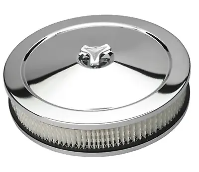 Air Cleaner Chrome 10 Inch For Small Block Chevy 283 327 350 383 400 Engines SBC • $59.36