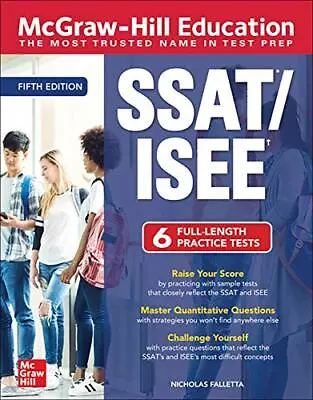 McGraw-Hill Education SSAT/ISEE Fi... Falletta Nicho • £4.99