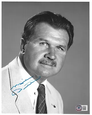 Signed Mike Ditka Autographed HOF Chicago Bears Dallas Cowboys Photo Beckett COA • $39.99
