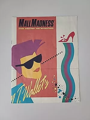 Mall Madness Store Directory & Instructions 1989 Board Game REPLACEMENT Parts • $12