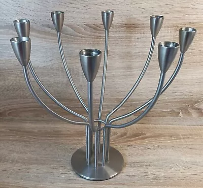 Vintage IKEA Stockholm 8 Arm Candle Holder Heavy 90's Designed By K & M Hagsberg • £19.45