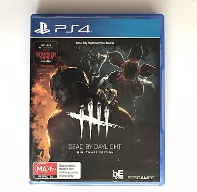 Dead By Daylight Nightmare Edition PS4 | Tested | Stranger Things DLC On Disc • $98