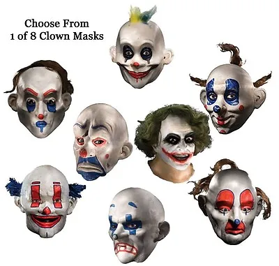 $18.74 • Buy Adult Batman The Dark Knight Joker Clown Costume Mask
