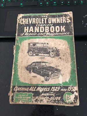 The Chevrolet Owners Handbook 1929-1950 • $9.99