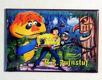 Vintage H.R. PUFNSTUF Lunchbox 2  X 3  Fridge MAGNET ART Side A • $8.25