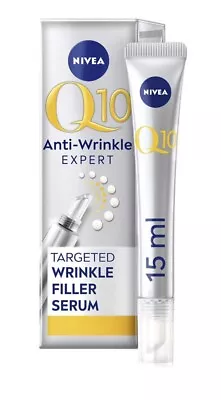 Nivea Q10 Wrinkle Filler Serum Anti Wrinkle Bioxifill Peptides Target Face Eye • £16.50