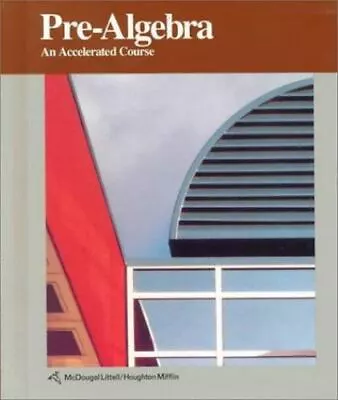 McDougal Littell Pre-Algebra: Student Ed- 0395591236 Hardcover MCDOUGAL LITTEL • $47.33