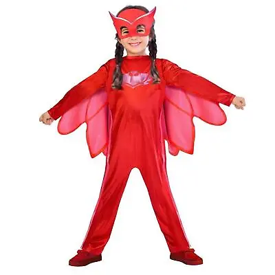 £20.47 • Buy Children's Red Official PJ Masks Owlette TV Character Fun World Book Day Costume