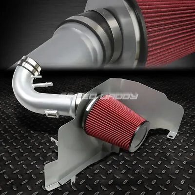 For 11-14 Ford Mustang 5.0 Gt V8 Cold Air Intake Aluminum Pipe+heat Shield Kit • $72.55