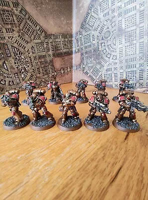 Painted Warhammer 40K Space Marines Primaris Intercessor Squad. Minotaurs • £40