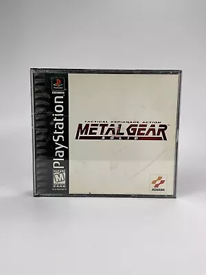 Metal Gear Solid (SONY PlayStation 1 1998) PS1 Black Label Used Tested Complete • $45