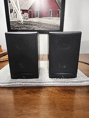 Infinity Reference Series RS1 Bookshelf Speakers Pair - Black Sound Great Tested • $72.99