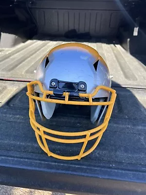 Schutt Yellow Silver Helmet Sz Youth Large • $70