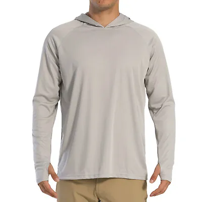 UPF50+ Men's Long Sleeve Fishing Shirts UV Protection Hoodie Casual Sport Shirts • $18.98