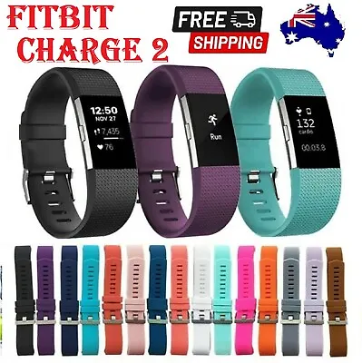 $8.79 • Buy Fitbit Charge 2 Bands Replacement Silicone Gel Strap Bracelet Wristband Sport