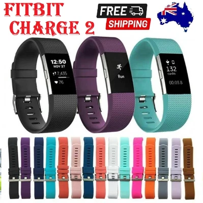 $8.45 • Buy Fitbit Charge 2 Bands Replacement Silicone Gel Strap Bracelet Wristband Sport