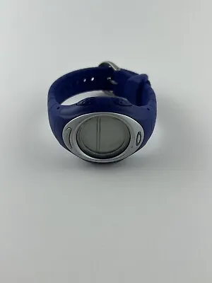 Oakley D1 Sports Watch Blue Silver LCD Digital Hydrophobic O Matter For Parts • $79.99