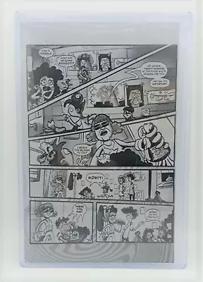 Misfitz Clubhouse Ashcan - Page 4 - PRESSWORKS - Comic Art - Printer Plate - Bla • £64.27