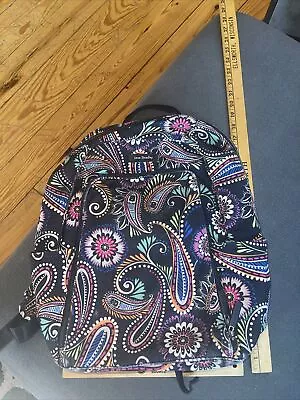 Vera Bradley Large Backpack Purple  Paisley  Some Wear • $20