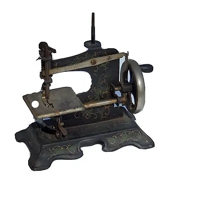 Antique 1950's  ESSIX Muller Childs Toy Sewing Machine THIS WORKS! • $215