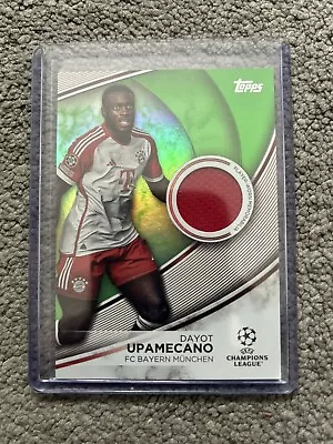 2024Topps UEFA Club Competitions Flagship Dayot Upamecano Bayern Worn Patch /199 • £0.99