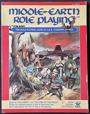 £37.95 • Buy Middle-Earth Role Playing Game Rules Book MERP #8000 2nd US Edition 1986 ICE