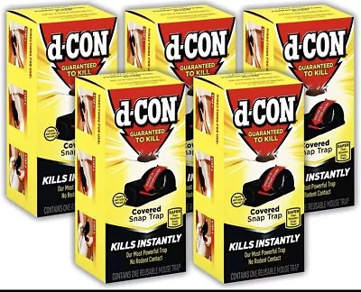 D - CON Ultra Set Covered Snap Trap For Mouse Pack Of 5 • $32.99