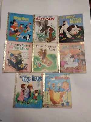 8 Little Golden Books Vintage Kids Books Disney • $1.99