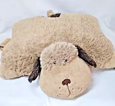 My Pillow Pets 2009 Tan And Brown Plush Puppy Dog 18  X 14  • $14.50
