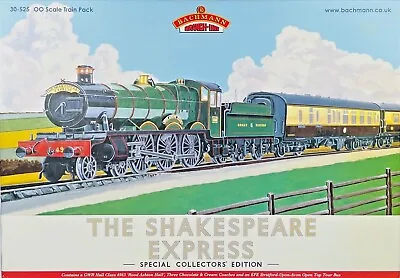 Bachmann 00 Gauge - 30-525 - Shakespeare Express Loco/coach/bus Special Set New • $367.72