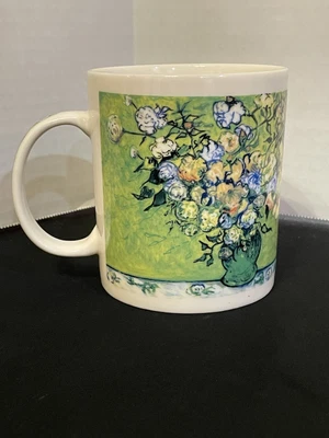 $14.99 • Buy Rare Collectible Chaleur Master Impressionist Vincent Van Gogh Vase Of Roses Mug