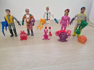 Vintage 1987 The Real Ghostbusters Fright Features Action Figures By Kenner • £20