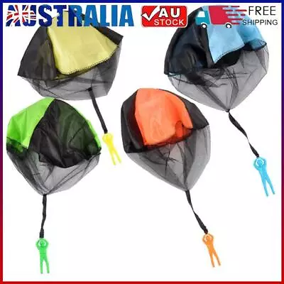 Hand Throwing Kids Mini Play Parachute Toy Man Model Outdoor Sports Toys * • $7.48